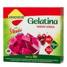 Gelatina Lowçucar Plus Com Stevia Sabor Cereja 10G