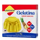 Gelatina Lowçucar Sabor Abacaxi 10g