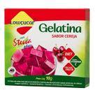Gelatina Stevia Lowçucar Plus Cereja 10g