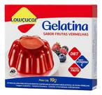 Gelatina Zero Açúcar Sabor Frutas Vermelhas 10g Lowçucar