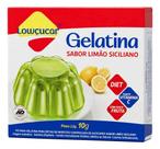 Gelatina Zero Açúcar Sabor Limão Siciliano 10g Lowçucar