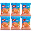 Gelatinas Pêssego Kit 6 Pacotes Rende 504 porções Apti Gelatinas Pêssego Kit 6 Pacotes Rende 504 porções Apti