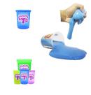 Geleca Mágica Slime Colorida Brilha No Escuro Squish Puxa