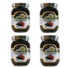 Geleia De Frutas Vermelhas 4 Potes 100% Natural 320g