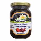 Geleia Fina Artesanal Extra de Morango com Hibisco 320g Fazenda Sonnenhof