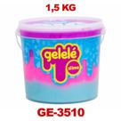 Gelelé Slime Color Massinha Infantil 1,5kg Unicórnio Rosa Amarelo Violeta Gelelé Slime Color Massinha Infantil 1,5kg Unicórnio Rosa Amarelo Violeta