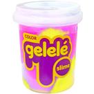 Gelele slime color pote 152g doce brinquedo