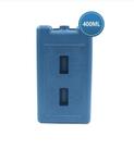 Gelo Gelox 400ml Azul Reutilizável Atóxico Rígido para Cooler com Alto Desempenho Térmico
