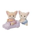 Gemeos raposa do deserto brinquedo 3+ sylvanian families