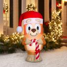 Gemmy Bluey Bingo Inflável para Decoração Interna e Externa de Natal 1,5m Gemmy Bluey Bingo Inflável para Decoração Interna e Externa de Natal 1,5m