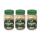 Gengibre Natural Cristalizado Da Natureza - 3 Unidades 40g