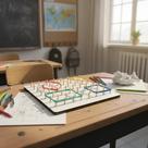 Geoplano Educativo Escolar Pedagógico 30cm Com 16 Elasticos