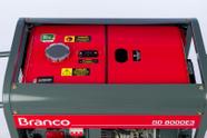 Gerador à Diesel 8,0Kva Trifásico 220V Partida Elétrica BD8000 Branco