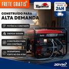 Gerador a Gasolina Toyama TG3100CXR Bivolt 2.8kW Monofásico 4 Tempos Partida Manual