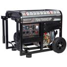 Gerador de energia 6 kva a diesel bivolt partida elétrica - TDG7000EXP (110V/220V)