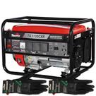 Gerador de Energia Gasolina 4T 3,2KVA Bivolt TOYAMA com 2 Luvas CG Supertact Tamanho M CARBOGRAFITE