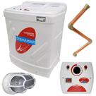 Gerador de Vapor p/ Sauna 12KW 220V Trifásico c/Quadro Analógico Kit Instalação e Luminária SODRAMAR
