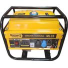 Gerador Gasolina 3500w 7hp 212cc Partida Manual 127 / 220V Alternador em Cobre 4t Com Avr
