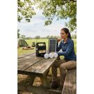 Gerador Solar Portátil: Energia p/ 3 Lâmpadas + Carregador C