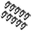 Gerenciamento de cabos D-Ring Hooks kwmobile Server Rack (10 unidades)