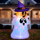 Ghost Joiedomi inflável de 1,5 m com luzes LED e decoração de Halloween
