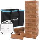Giant Tumble Tower Juegoal Brown 54 peças para crianças adultas