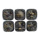 Gift - trintec coaster set 6-piece vintage instruments acrylic.