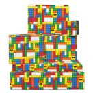 Gift Wrap Central 23 Lego Building Blocks com 6 folhas Gift Wrap Central 23 Lego Building Blocks com 6 folhas
