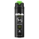 Gillette Labs 3 in 1 Espuma Barbear limpa, protege e refresca - 198g