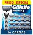 Gillette Mach3 1 cabo e 16 unidades de refil