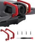Gimbal Bumper Guard Hesupy para DJI Avata 2 em liga de alumínio vermelha