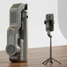 Gimbal Estabilizador Celular com Luz Integrada 3 Níveis, Tripé Extensível 101cm, Rotação 360 e Controle Bluetooth 5.2 para Gravar Vídeo e TikTok