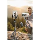 Gimbal estabilizador celular tripé bluetooth preto 86cm
