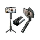 Gimbal Estabilizador L09 Preto com Led e Tripé para Vídeos Suaves