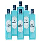 Gin HAV Dry Gin Garrafa de Vidro 750ml 6 Unidades