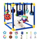 Ginásio de Brincadeiras para Filhotes VYNALTIX Cubo de 50 cm com 12 Brinquedos