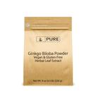Ginkgo Biloba em pó, INGREDIENTES ORIGINAIS PUROS, 226 g, vegano, sem glúten