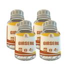 Ginseng - 60 Caps 500Mg Kit Com - 4 Potes