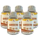 Ginseng - 60 Caps 500Mg Kit Com - 5 Potes Ginseng - 60 Caps 500Mg Kit Com - 5 Potes