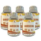 Ginseng - 60 Caps 500Mg Kit Com - 5 Potes Ginseng - 60 Caps 500Mg Kit Com - 5 Potes