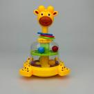 Gira Girafa Brinquedo de Bebê Giratório Bolinhas Coloridas