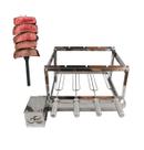 Gira Grill Churrasqueira Elétrica Inox 4 Espeto