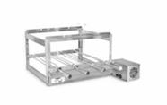 Gira Grill Churrasqueira Inox 4 Espetos