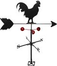 Girador externo de jardim em aço inoxidável Wind Vane Rooster Girador externo de jardim em aço inoxidável Wind Vane Rooster
