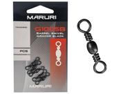 Girador Maruri G1005B Black N 2/0 (3,40cm) 45Kg - 05 Peças Girador Maruri G1005B Black N 2/0 (3,40cm) 45Kg - 05 Peças