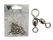 Girador Triplo Simples Nº 5 Silver 30Lb - 10 Peças - VFOX