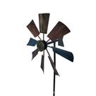 Giradores de vento com estaca Moinho de vento Giradores de jardim de metal Moinho de vento para gramados de quintal ao ar livre Decorações de jardim