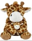 Girafa De Pelúcia Com Filhote Girafinha Nicho Bebê Safari Girafa De Pelúcia Com Filhote Girafinha Nicho Bebê Safari