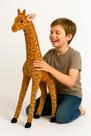 Girafa de Pelúcia Gigante Realista Decoração de Quarto e Festas Safari Savana 85cm Pelucias HAS Brasil