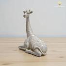 Girafa Decorativa em Gesso 31 Cm Off White Estilo Moderno para Decoração VÁRIAS VARIEDADES